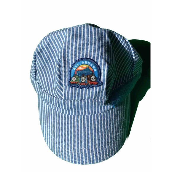 New 2022 Thomas The Tank Engine  Conductor Hat Boys NWT & Train Whistle - Picture 1 of 5